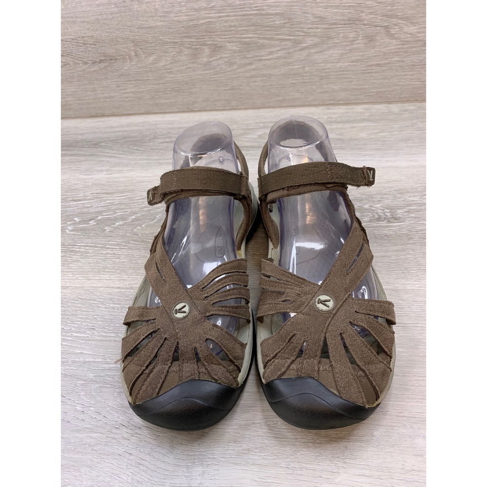 Keen Rose Sandals Women's 8.5 Brown Suede Sport Hiking Water Trail Shoes - Picture 2 of 10